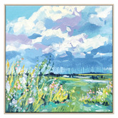 Our Artists' Collection Distant Rain Canvas Wall Art