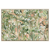 Our Artists' Collection Peachy Green Canvas Wall Art