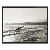Spyglass Gallery Black &amp; White Surfer No. 3 Framed Printed Wall Art