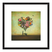 Spyglass Gallery Big Heart Botany Framed Printed Wall Art