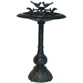 Cast Iron Outdoor Two Birds bath