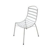 Cast Iron Outdoor White Metal 3 Piece Outdoor Dining Set