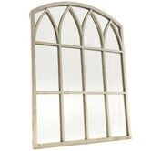 Cast Iron Outdoor Lavinia Garden Mirror