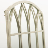 Cast Iron Outdoor Lavinia Garden Mirror