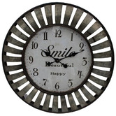 Cast Iron Outdoor 82cm Viking Metal Wall Clock
