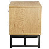 Cast Iron Outdoor Milan 2 Drawer Bedside Table