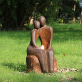 Cast Iron Outdoor Lovers Water Fountain with LED