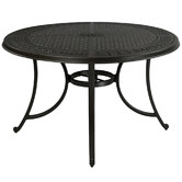 Cast Iron Outdoor Orchis Round Cast Aluminium Outdoor Dining Table