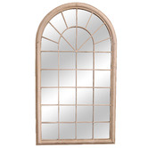 Cast Iron Outdoor Extra Large Garden Arched Window Mirror