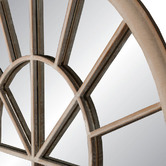 Cast Iron Outdoor Extra Large Garden Arched Window Mirror