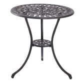 Cast Iron Outdoor 2 Seater Dominique Cast Aluminium Bistro Set
