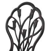 Cast Iron Outdoor 2 Seater Dominique Cast Aluminium Bistro Set