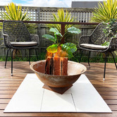 Cast Iron Outdoor Stanley Deep Bowl Cast Iron Fire Pit