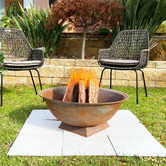 Cast Iron Outdoor Stanley Deep Bowl Cast Iron Fire Pit