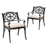 Cast Iron Outdoor Marco Aluminium Outdoor Dining Chairs