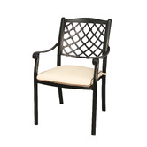 Cast Iron Outdoor 6 Seater Helga Aluminium Outdoor Dining Set
