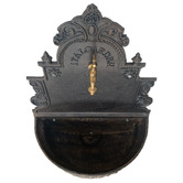 Cast Iron Outdoor Palermo Wall Fountain