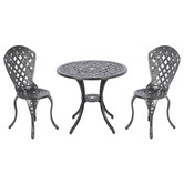 Cast Iron Outdoor 2 Seater Rufina Outdoor Bistro Set