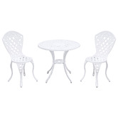 Cast Iron Outdoor 2 Seater Rufina Outdoor Bistro Set