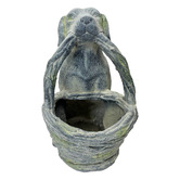 Cast Iron Outdoor Finch Dog Basket Planter