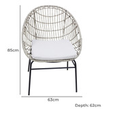Cast Iron Outdoor 2 Seater Aurora Outdoor Bistro Set