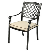 Cast Iron Outdoor Orchis Round Cast Aluminium Outdoor Dining Set