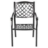 Cast Iron Outdoor Orchis Round Cast Aluminium Outdoor Dining Set
