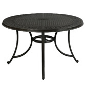 Cast Iron Outdoor Orchis Round Cast Aluminium Outdoor Dining Set