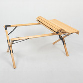 Cast Iron Outdoor Pierre Bamboo Camping Table