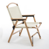 Cast Iron Outdoor Pierre Bamboo Camping Chair