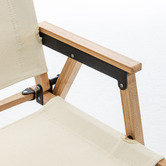 Cast Iron Outdoor Pierre Bamboo Camping Chair