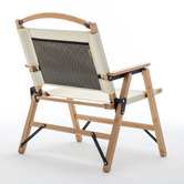 Cast Iron Outdoor Pierre Bamboo Camping Chair