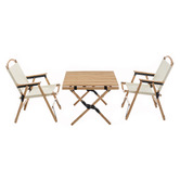 Cast Iron Outdoor 2 Seater Pierre Camping Table &amp; Chair Set