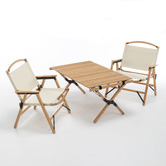 Cast Iron Outdoor 2 Seater Pierre Camping Table &amp; Chair Set