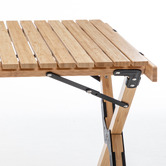 Cast Iron Outdoor Pierre Bamboo Camping Table