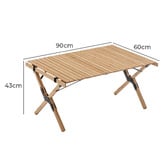 Cast Iron Outdoor 2 Seater Pierre Camping Table &amp; Chair Set
