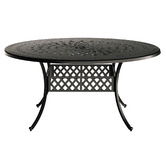 Cast Iron Outdoor 6 Seater Jessa Outdoor Dining Table &amp; Chair Set