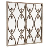 Cast Iron Outdoor Sally Iron Wall Mirror