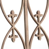 Cast Iron Outdoor Sally Iron Wall Mirror