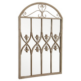 Cast Iron Outdoor Rios Iron Wall Mirror