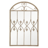 Cast Iron Outdoor Rios Iron Wall Mirror