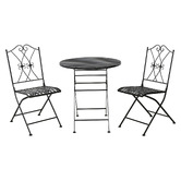 Cast Iron Outdoor 2 Seater Bauer Outdoor Bistro Set