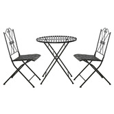 Cast Iron Outdoor 2 Seater Bauer Outdoor Bistro Set