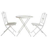 Cast Iron Outdoor 2 Seater Bauer Outdoor Bistro Set