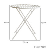 Cast Iron Outdoor 2 Seater Bauer Outdoor Bistro Set