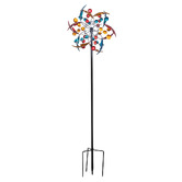 Cast Iron Outdoor Arriane Leaf Wind Spinner