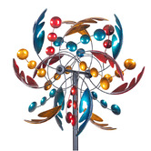 Cast Iron Outdoor Arriane Leaf Wind Spinner