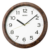 Seiko Clocks Dark Wood Horace Wall Clock