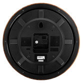 Seiko Clocks Dark Wood Horace Wall Clock