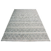 Lotus Rugs Black &amp; White Verana Hand-Woven Wool &amp; Cotton Rug